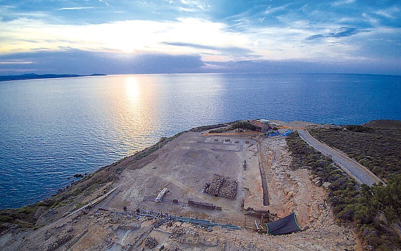 Kavirio - archäologische Stätte mit antiken Ruinen