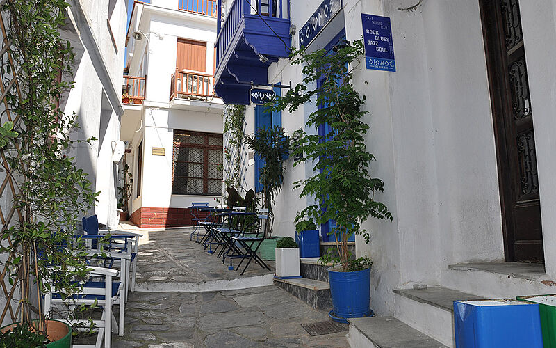 Skopelos Stadt ein Bild der Skopelos-Stadt