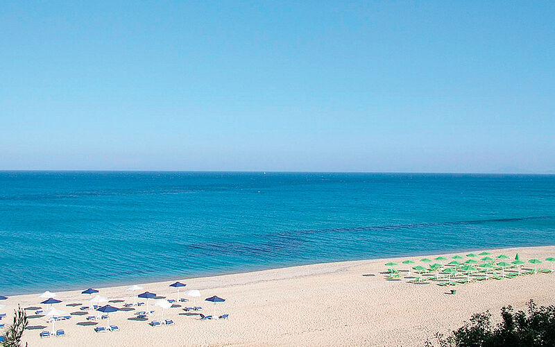 ein Bild mit Blick auf den Skala Strand auf Kefalonia