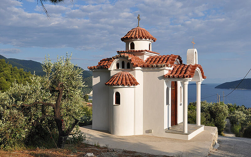 Skopelos, Kirche ein Bild der Kirche auf Skopelos