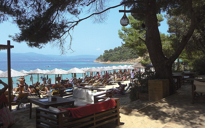 ein Bild mit Blick auf den Eleni Strand