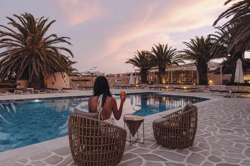 Paros, Pnoi Hotel, Pool