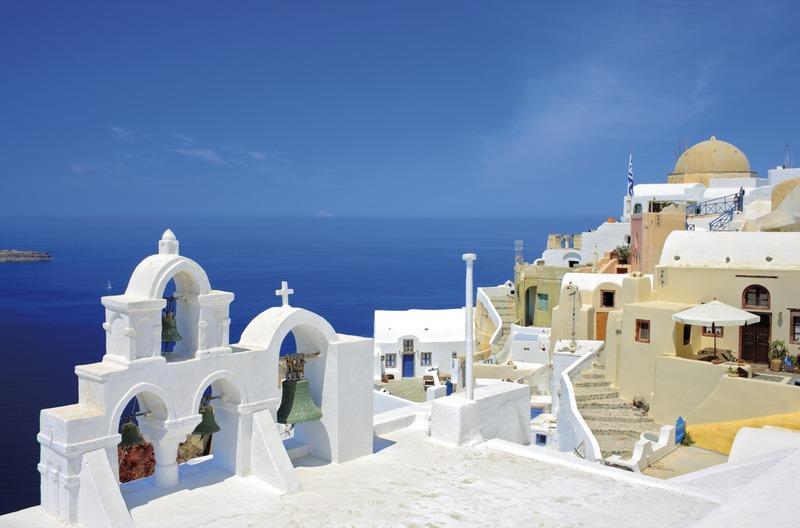 Santorin, Reiseglück Kamari/Perissa