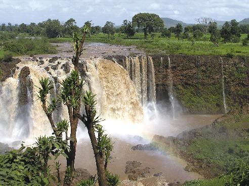 Blauer Nil Wasserfall