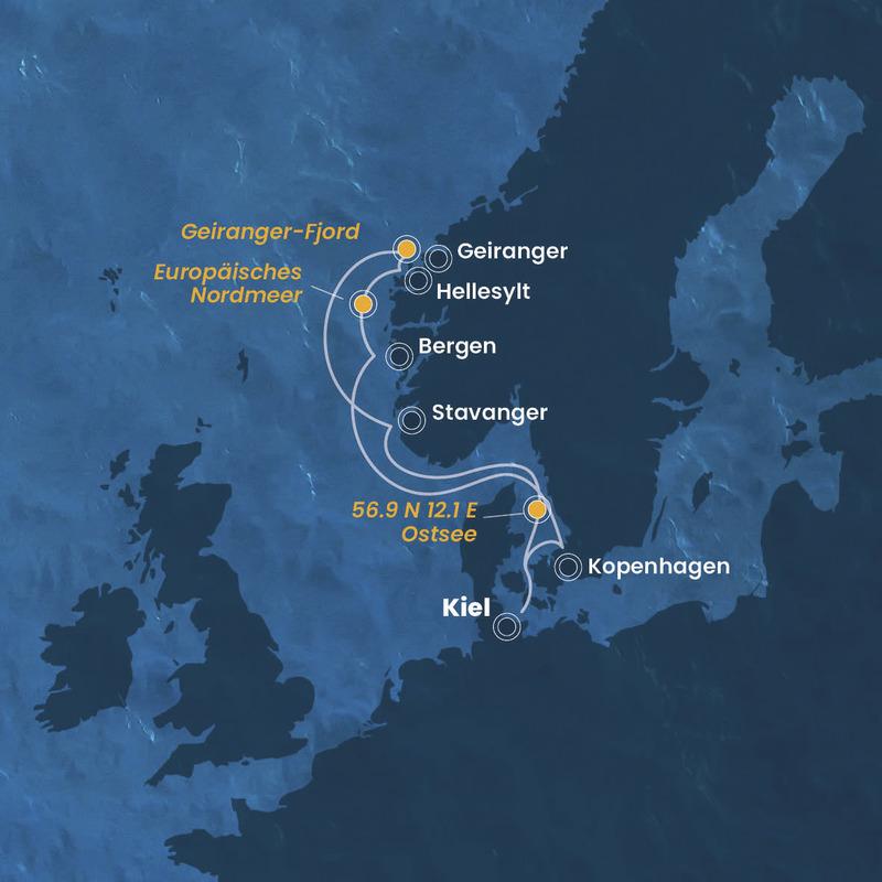 COSTA DIADEMA - neue Route: Dänemark - Polen und Schweden