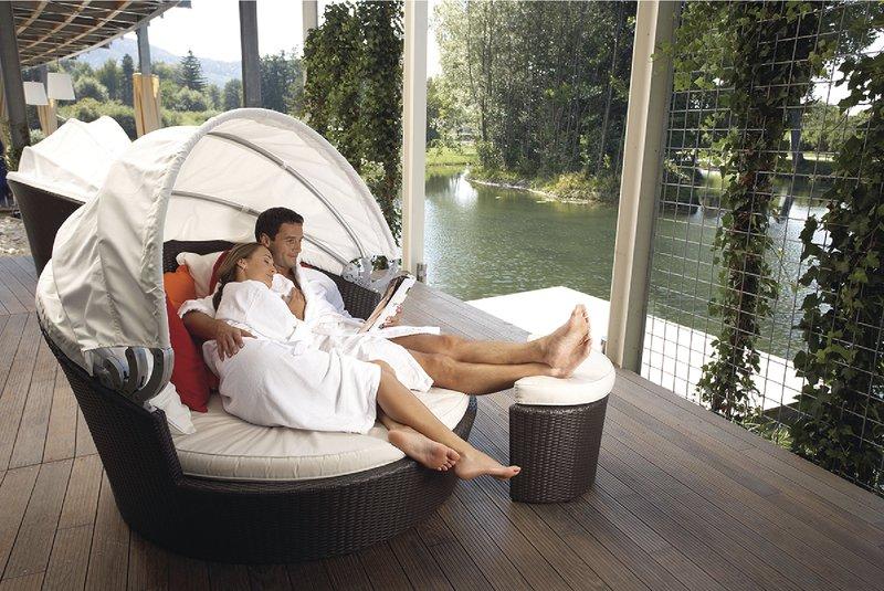 Kärnten, Seepark Hotel, Terrasse