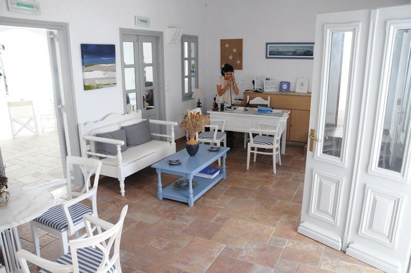 Paros, Roussos Beach Hotel, Lobby