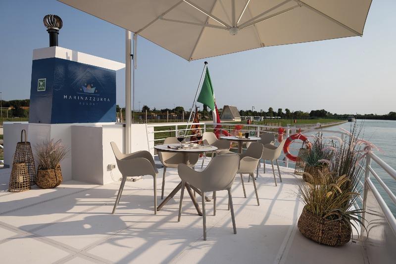 Lignano, Marina Azzurra Resort, Terrasse