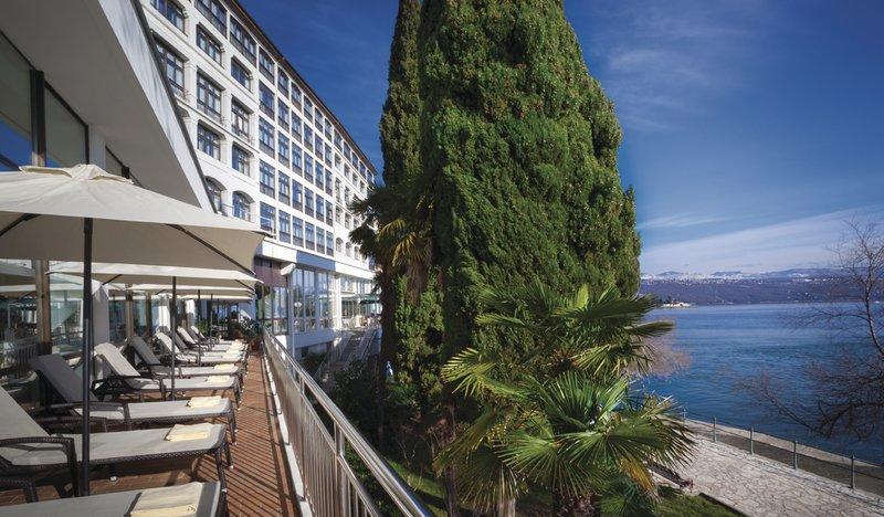 Opatija, Remisens Hotel Kristal, Terrasse