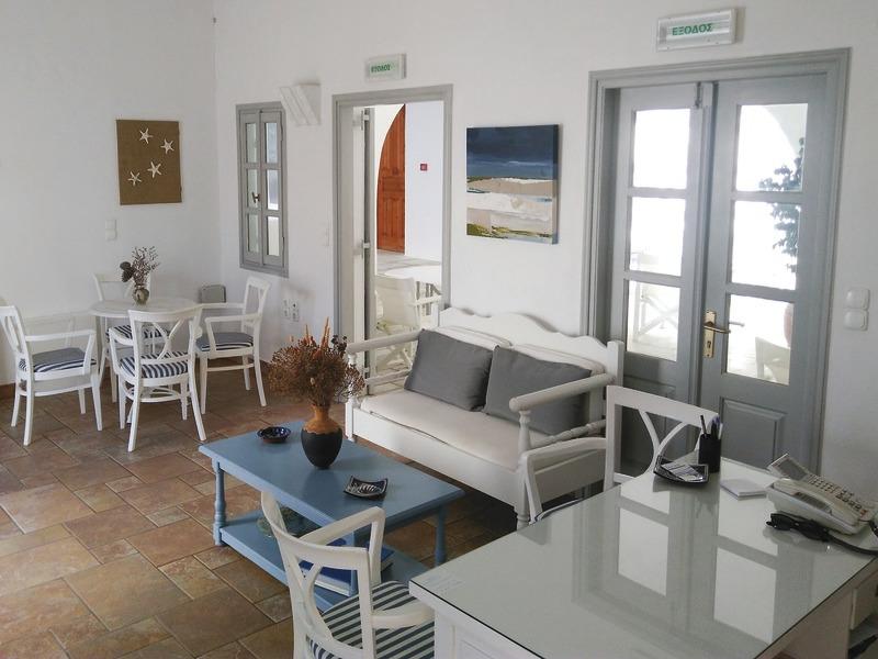 Paros, Roussos Beach Hotel, Lobby