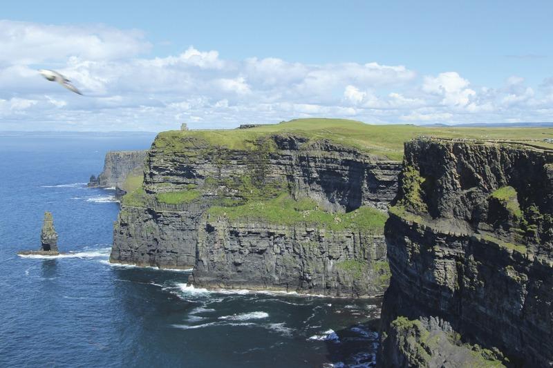 Spektakuläre Klippen von Moher