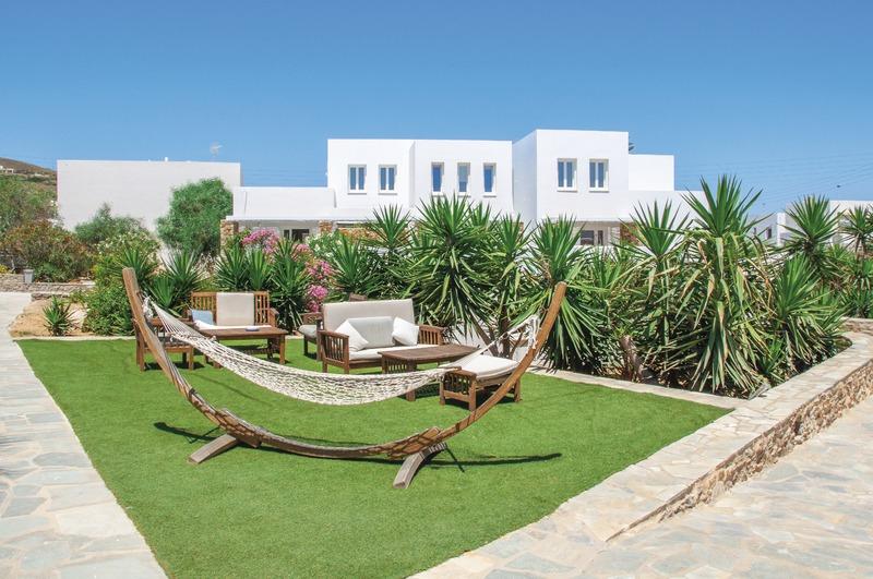 Antiparos, Hotel Artemis, Gartenanlage