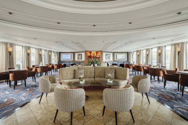 MS Voyage, Lounge und Bar, Panoramasalon